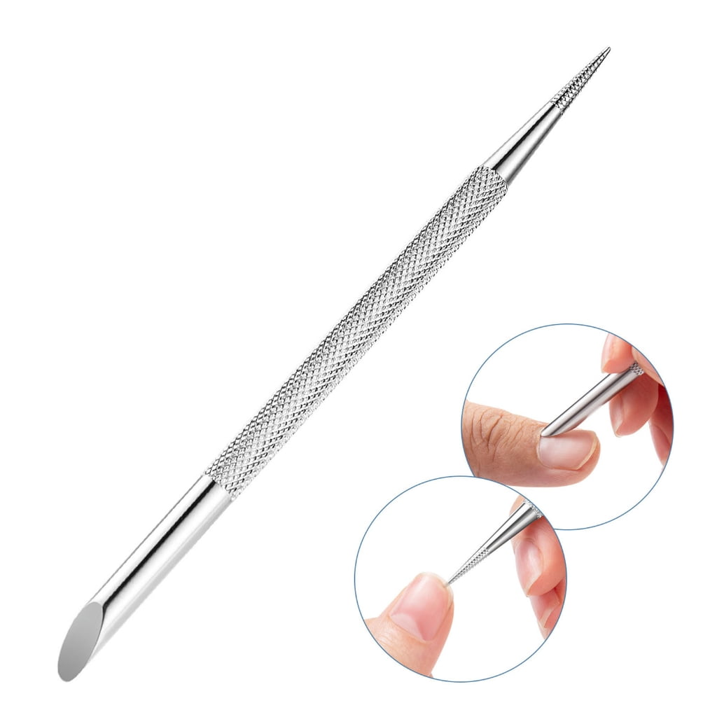 Buy PRO ROOP Cuticle Cutter Nipper with Cuticle Pusher with Cuticle Cutter  and Remover for Dead Skin and Cuticle Pusher Trimmer for Finger nails and  Toenails Manicure Set, silver Online at Best
